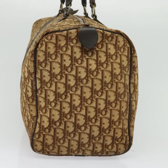 DIOR Trotter Canvas Boston Bag Brown - Picture 5 of 11